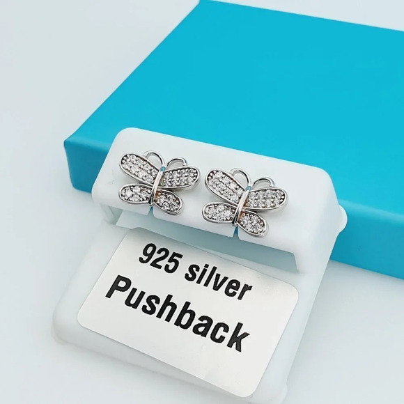 "925 Sterling Silver CZ Beautiful Earrings for Women, 1USPAR4180 - Picture 9 of 10